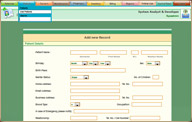 Hospital Adding New Patient Record